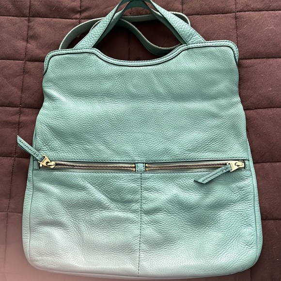 FOSSIL cross body or hand held bag, Autumn aqua - Picture 4 of 5
